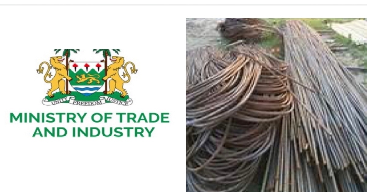 Trade Ministry Warns Importers To Adhere To New Iron Rod Standards