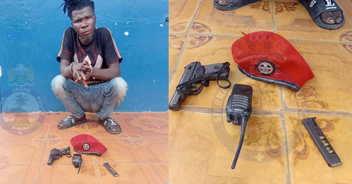 Traditional Healer Arrested with Loaded Pistol and Other Suspicious Items in 4-Mile