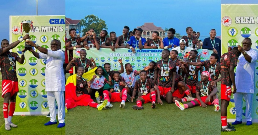 East End Lions Crowned 2025 SLFA Men’s Unity Cup Champions After Win Over Bhantal FC
