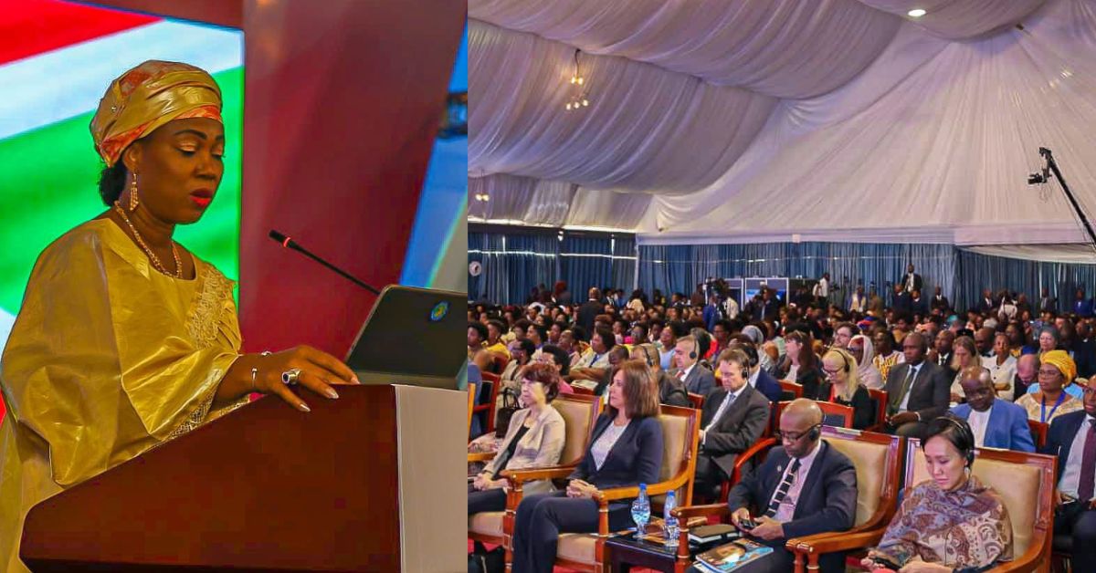 First Lady Fatima Bio Champions Girls’ Development at High-Level Forum in Burundi