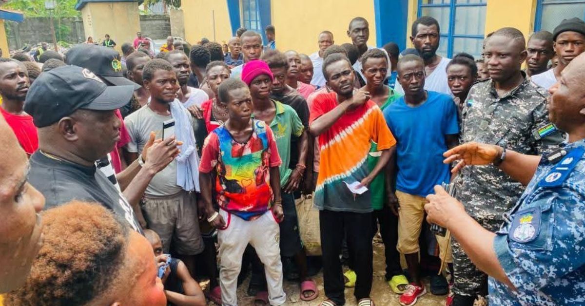 Over 100 Drug Addicts taken to Rehabilitation Center in Makeni