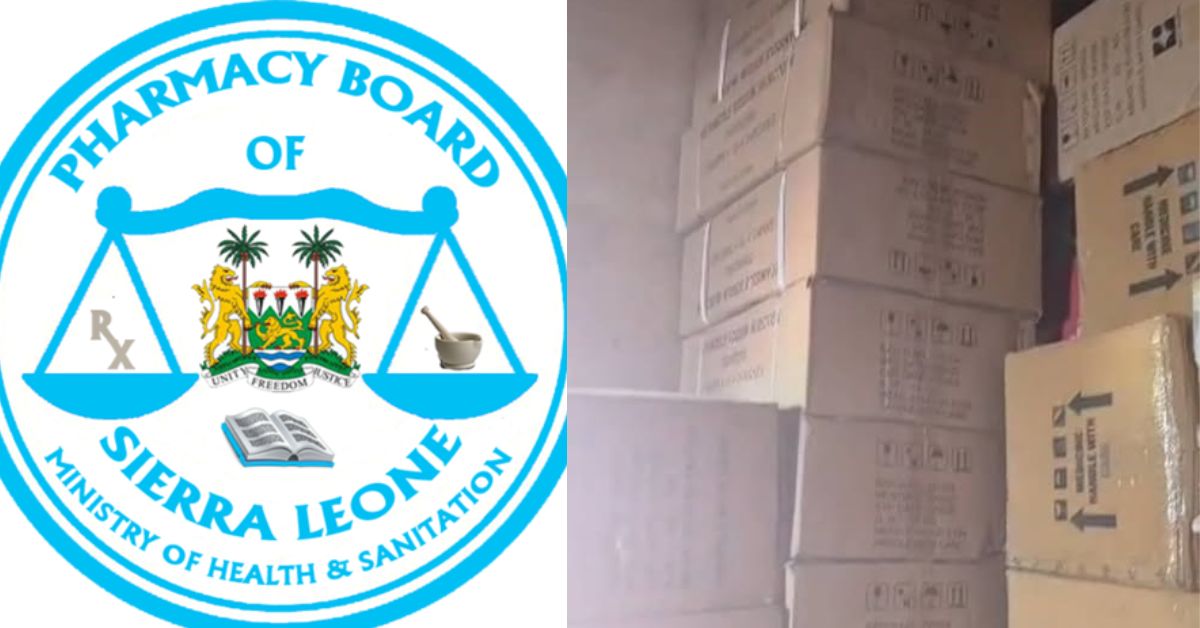 Pharmacy Board, Security Agencies Raid Illegal Drug Warehouse in Kabala