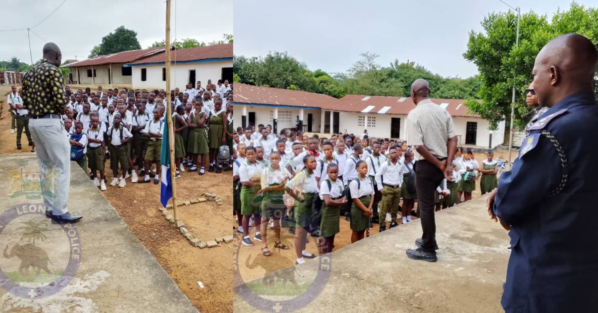 Police Extends School Sensitization Campaign to Gbense High School