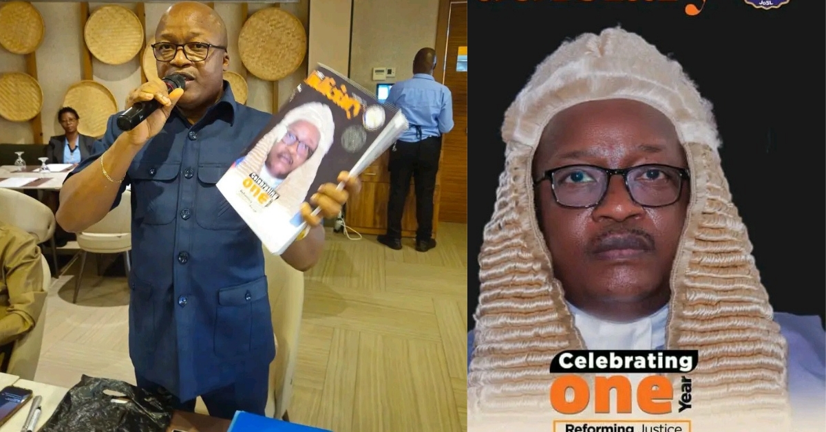 Chief Justice Unveils Judiciary Magazine to Mark One Year in Office