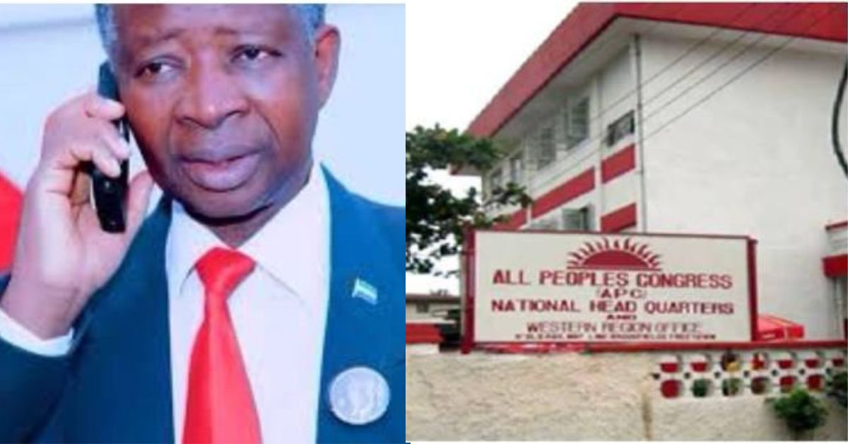 APC Acting Chairman Yansaneh Urges Unity, Electoral Readiness in Festive Season Message