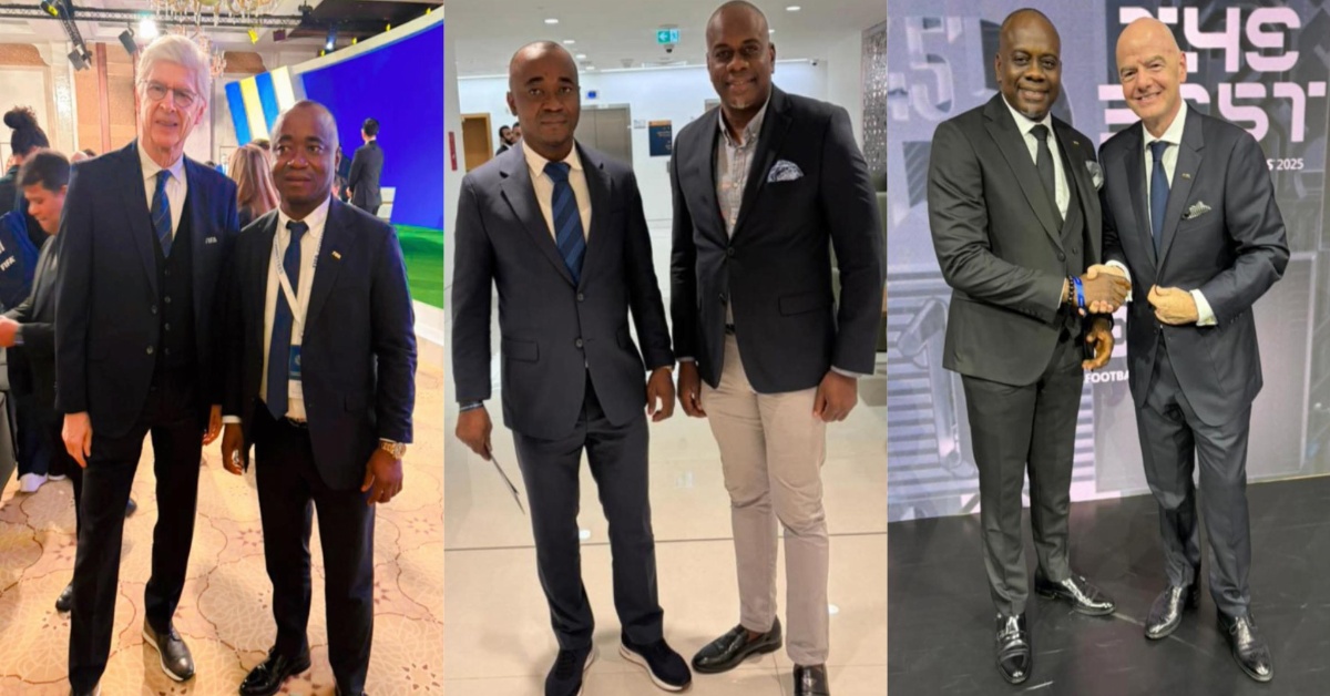 SLFA President Babadi Kamara and Ex-Officio Kweku Lisk Attend FIFA Intercontinental Final in Doha