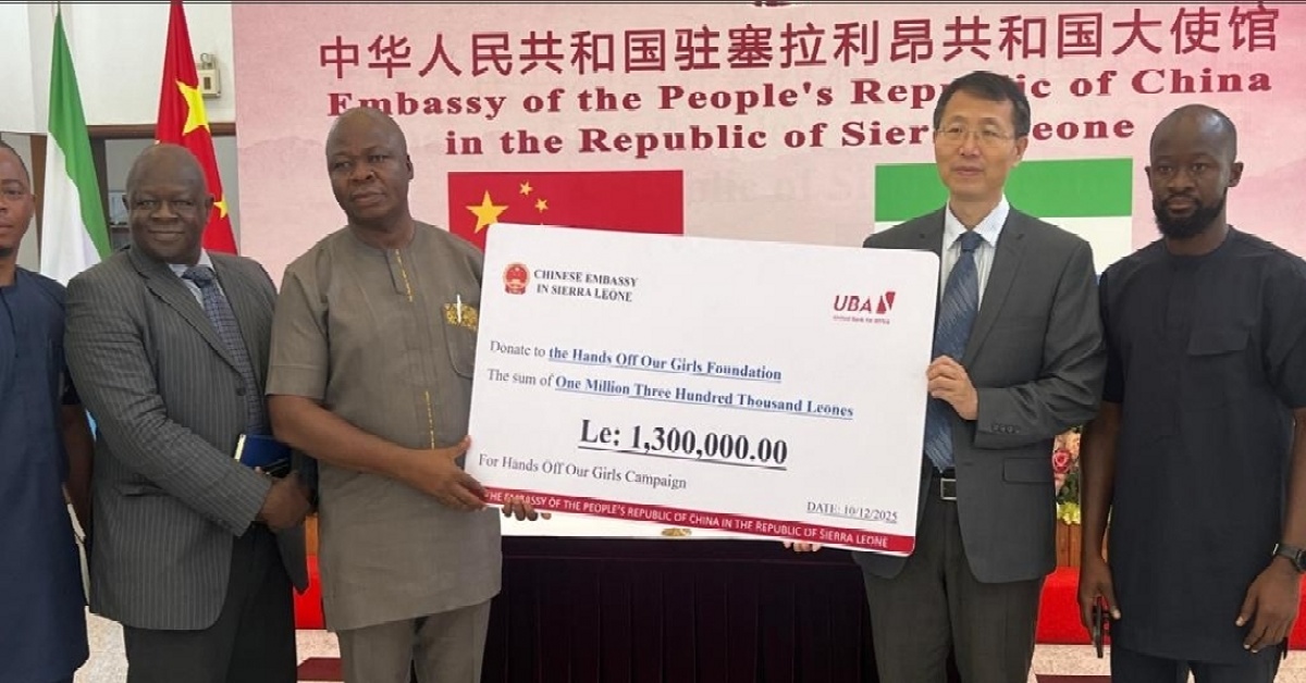 Chinese Embassy Donates Le 1.3 Million to Support First Lady’s “Hands of Our Girls” Campaign
