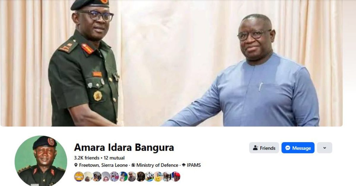 Ministry of Defence Issues Warning Over Fake Facebook Account Impersonating CDS