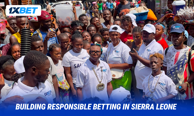1xBet Launches Street Awareness Campaign to Promote Responsible Betting in Sierra Leone