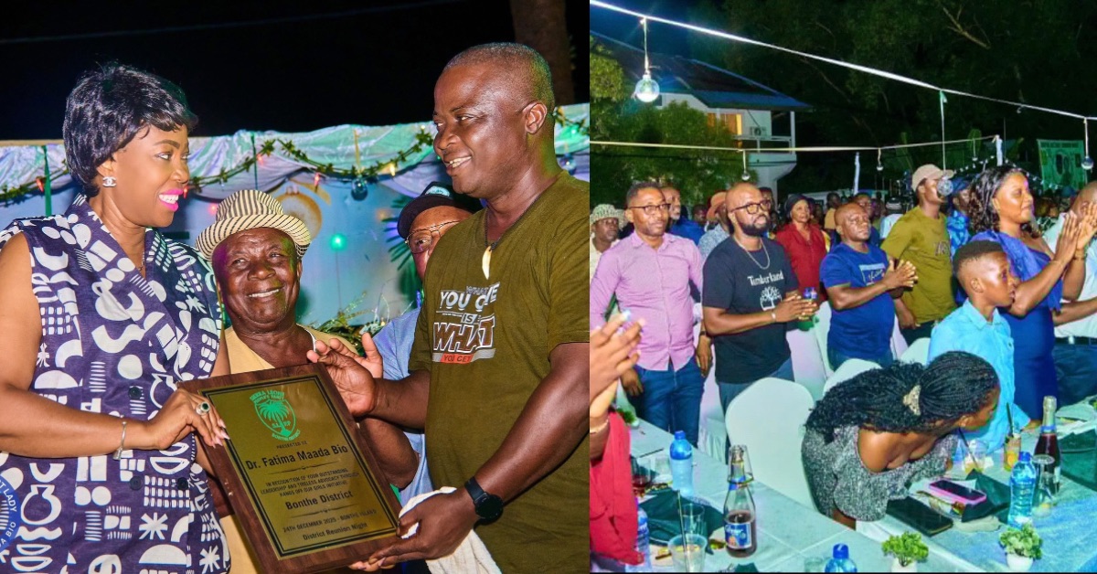First Lady Fatima Bio Honored in Bonthe for Championing Women and Girls Advocacy