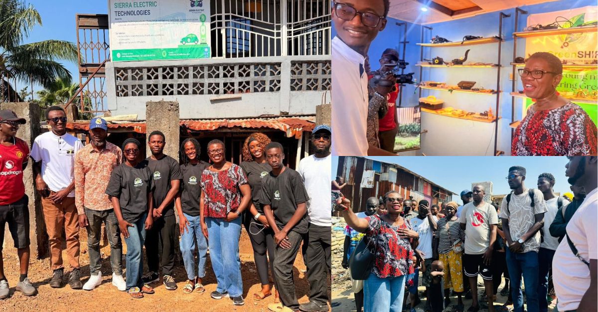 Freetown Mayor Yvonne Aki-Sawyerr Tours Youth-Led Climate Projects
