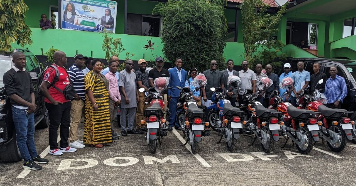 GIZ Donates 15 Motorbikes to Boost NMA’s Monitoring of Mining Activities