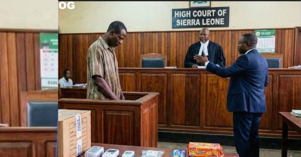 Freetown Businessman Bags 25 Years’ Imprisonment For Carrying 60.4 Grams of Kush