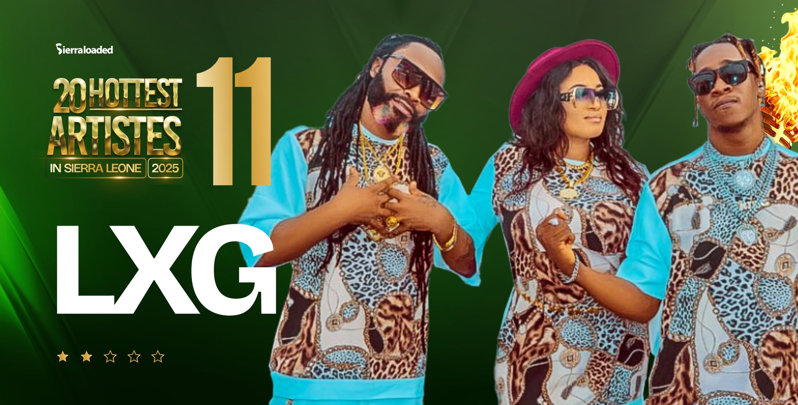 The 20 Hottest Artistes in Sierra Leone 2025: LXG – #11