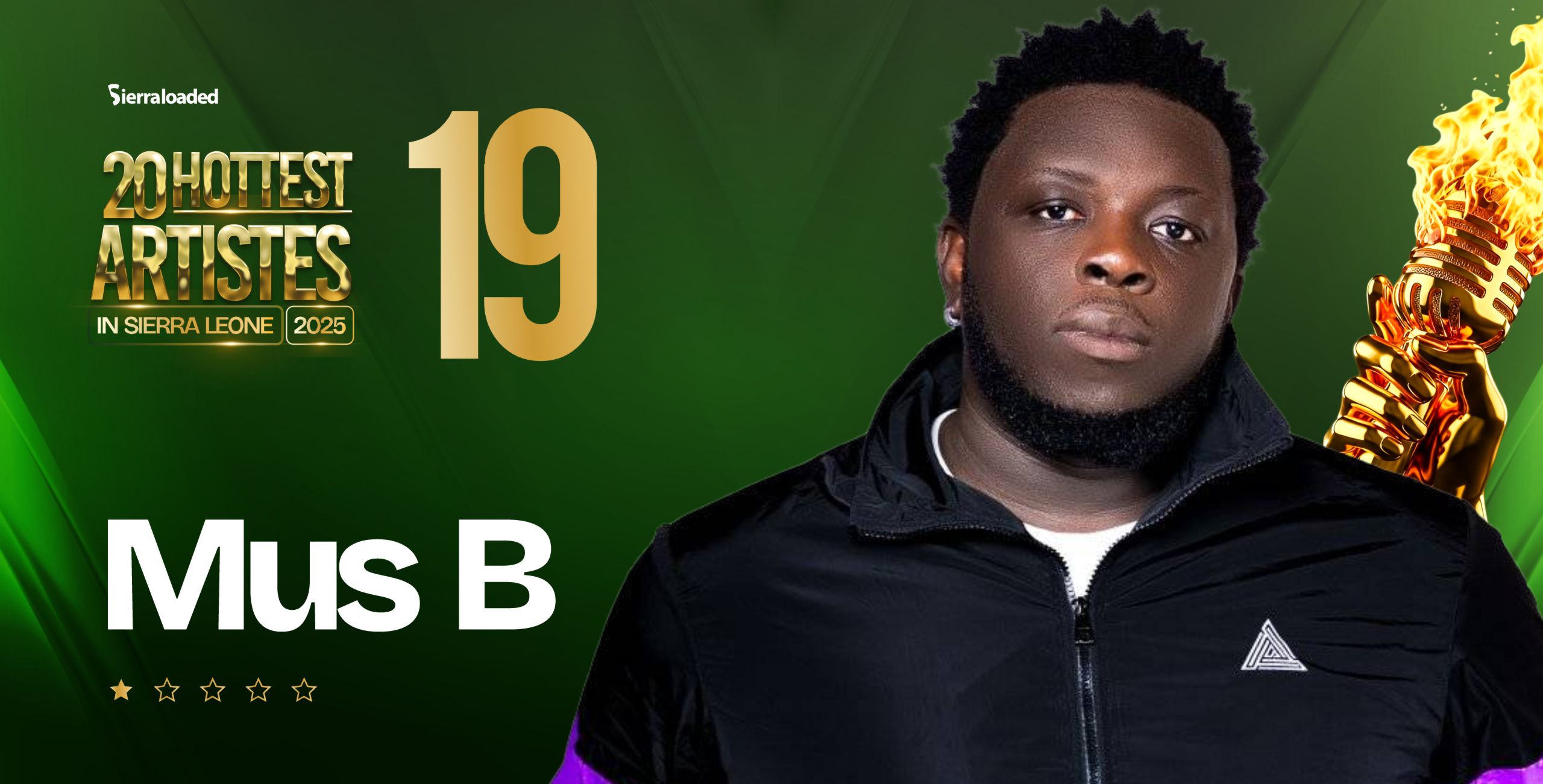 The 20 Hottest Artistes in Sierra Leone 2025: ⁠⁠Mus B – #19