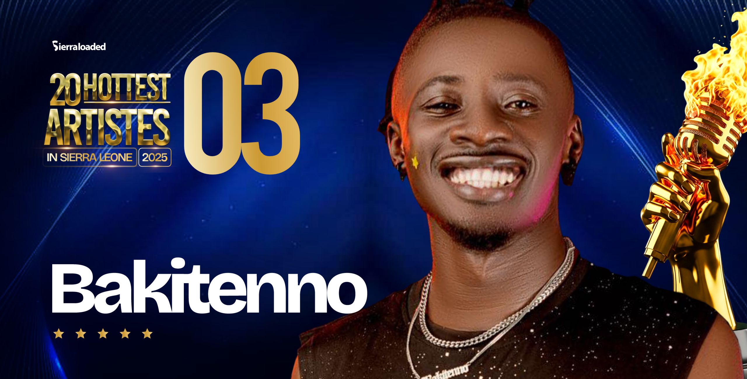 The 20 Hottest Artistes in Sierra Leone 2025: Bakitenno – #3