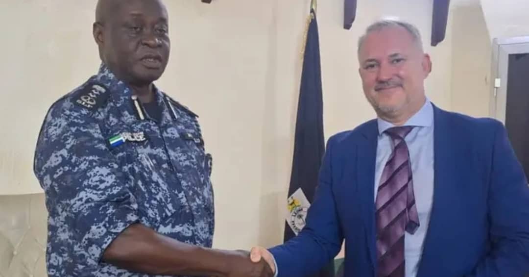 Spain’s Home Affairs Attaché Visits Sierra Leone Police Chief to Strengthen Security Collaboration
