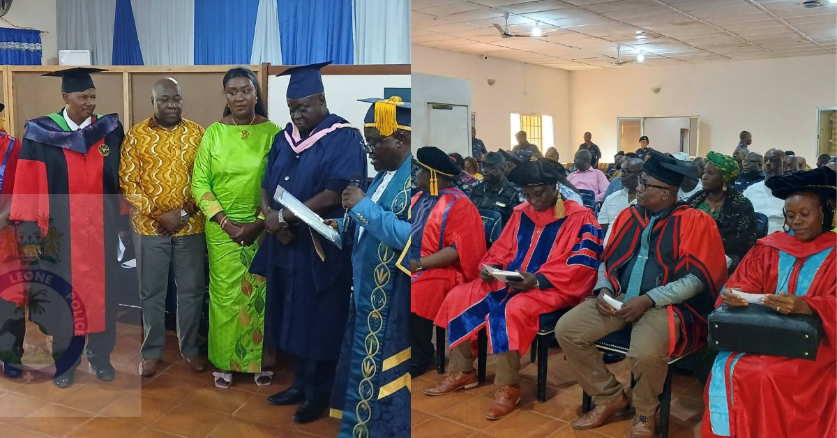 Njala University Honours IGP William Fayia Sellu with Award of Distinction
