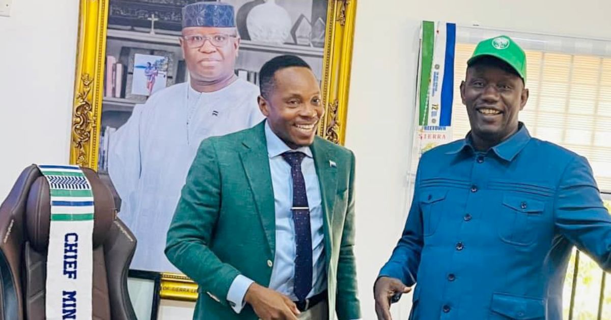 SLPP Chairman Hold Talks With Chief Minister Sengeh Amidst Internal Party Tensions With Fatima Bio