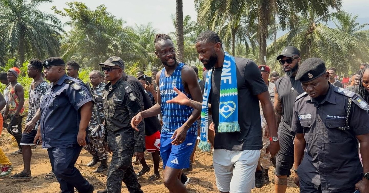 Rüdiger Joins Kei Kamara to Unveil Plans for Sports Facility in Bo District