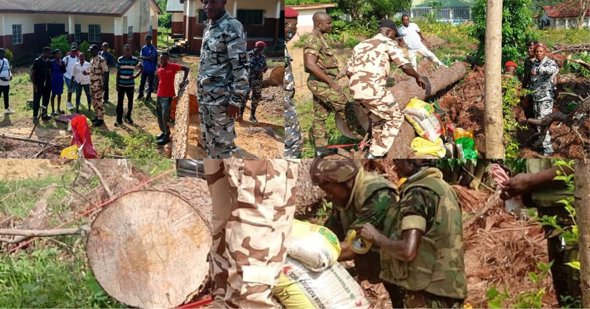 Security Forces Conduct Controlled Bomb Exercise in Kenema
