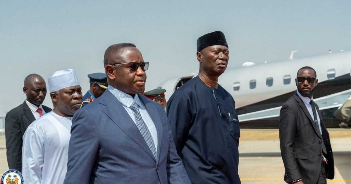 President Bio Arrives in Abuja to Preside Over ECOWAS Ordinary Session