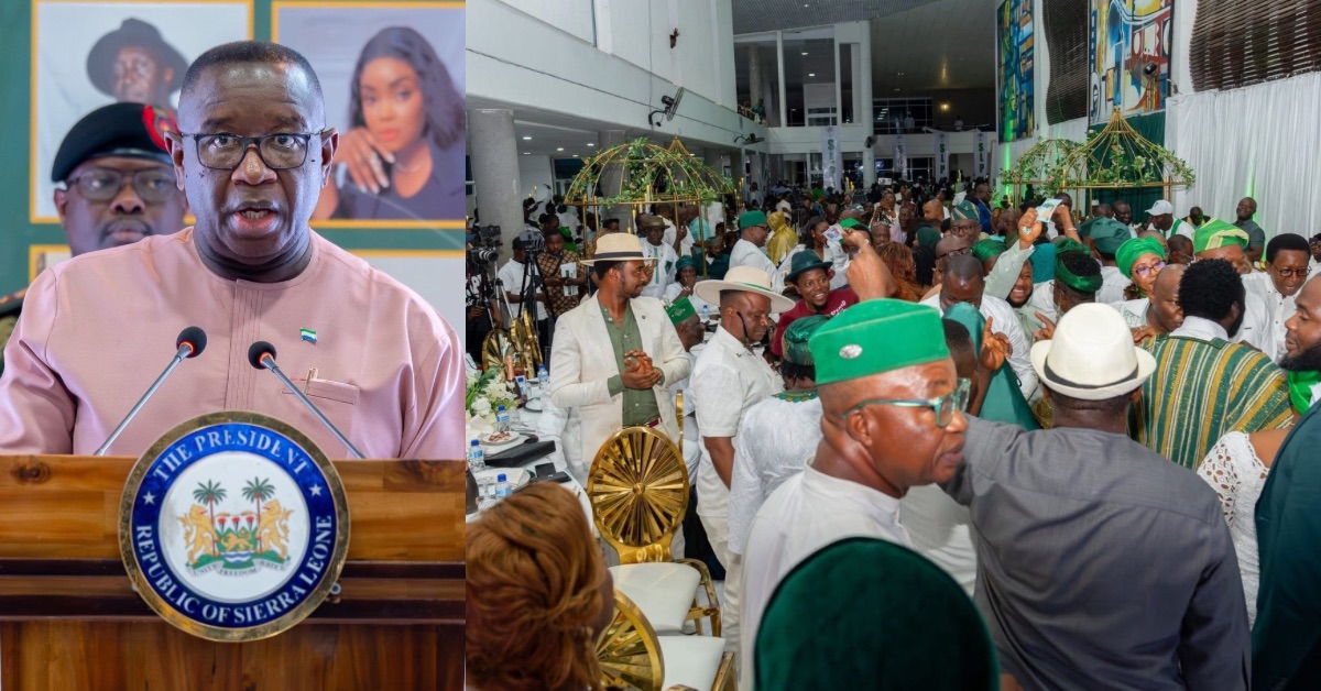 President Bio Swears In New SLPP Executives, Calls for Unity Ahead of 2028 Elections