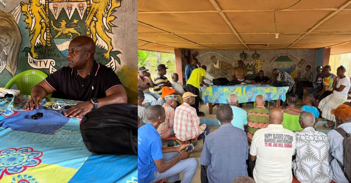 Transport Minister Fanday Turay Supports Ex-Soldiers Ahead of Christmas