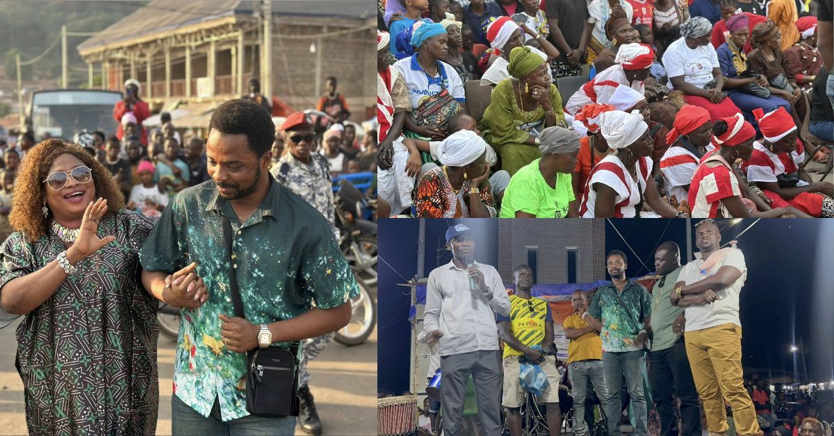 Youth Minister Ibrahim Sannoh and Wife Grace Football Tournament and Cultural Celebration in Kabala