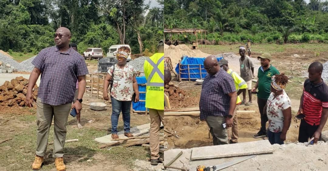 Deputy Minister of Planning Inspects ECOWAS Market in Wai Village