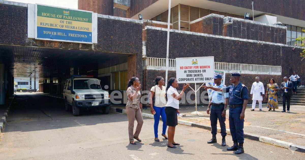 Sierra Leone Parliament Bans Women from Wearing Trousers And Miniskirts to Proceedings