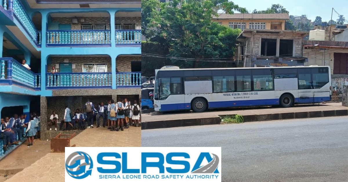 SLRSA Faces Scrutiny Over Abandoned Providence School Bus on Freetown Highway