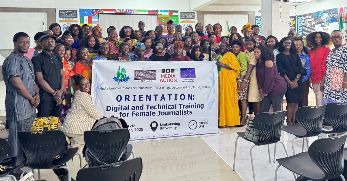SLAJ Unveils Six-Week Digital Literacy Training for Female Journalists at Limkokwing University
