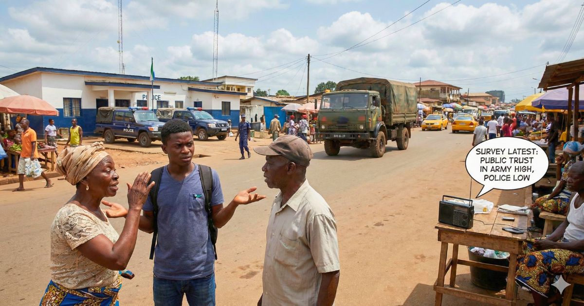 Many Sierra Leoneans Trust The Military More Than The Police or Parliament – Survey Reveals