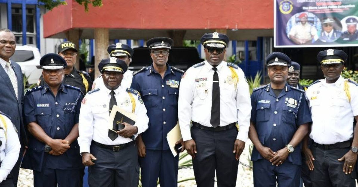 Liberia National Police Welcomes Sierra Leone Police Delegation to Strengthen Cooperation