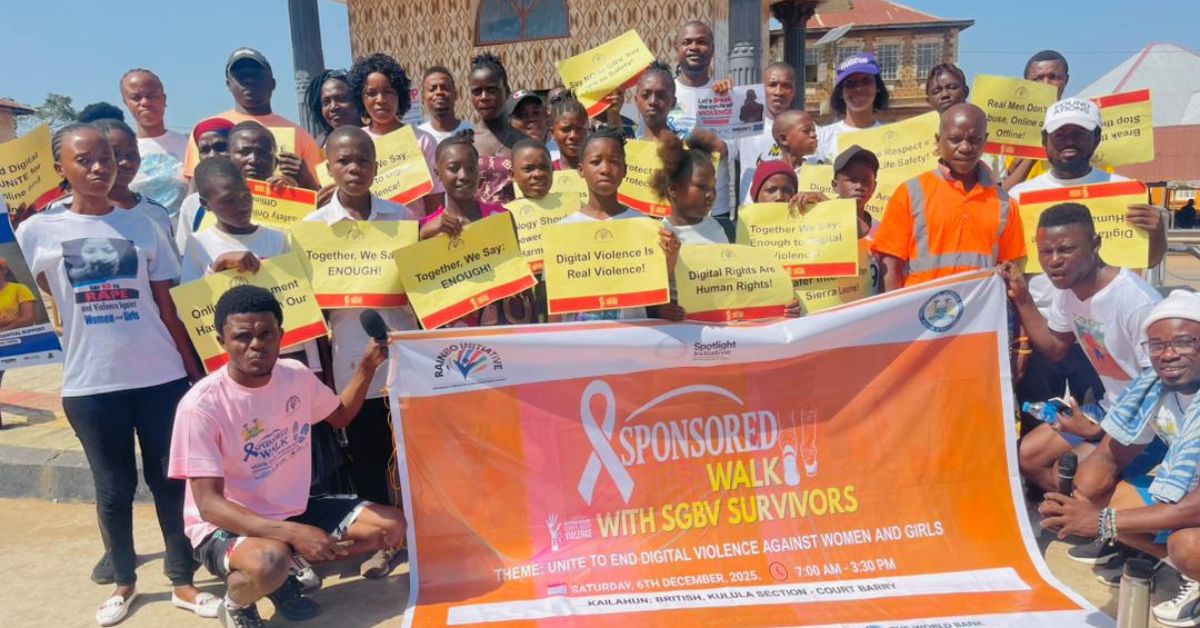 Rainbo Initiative’s Solidarity Walk Draws Hundreds, Amplifies Call to End SGBV