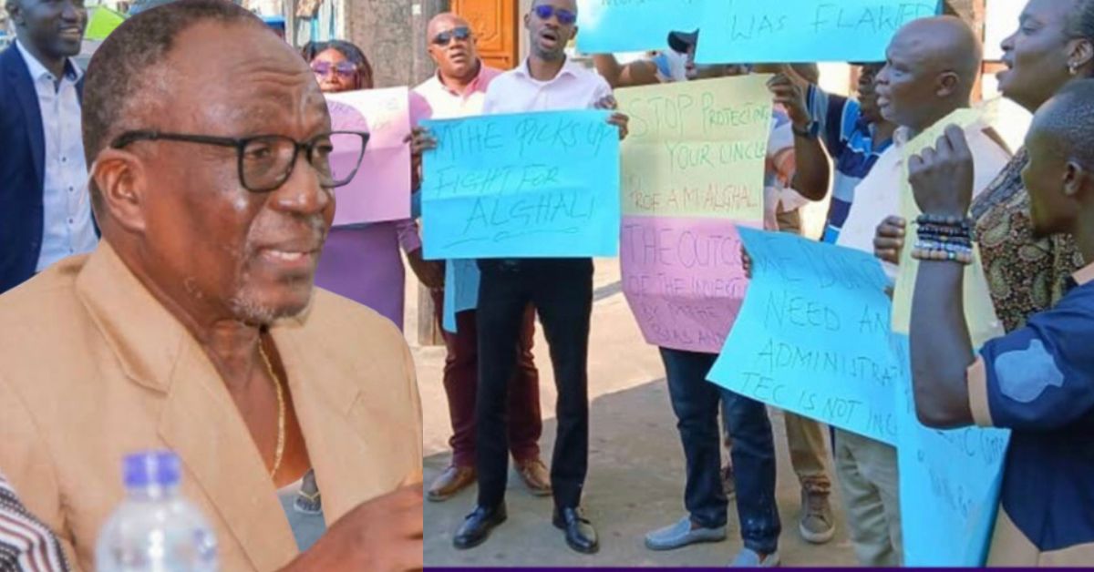 TEC Staff Protest Over Alleged Le2 Billion ‘Double-Dipping’ by Chairman, Demand His Resignation