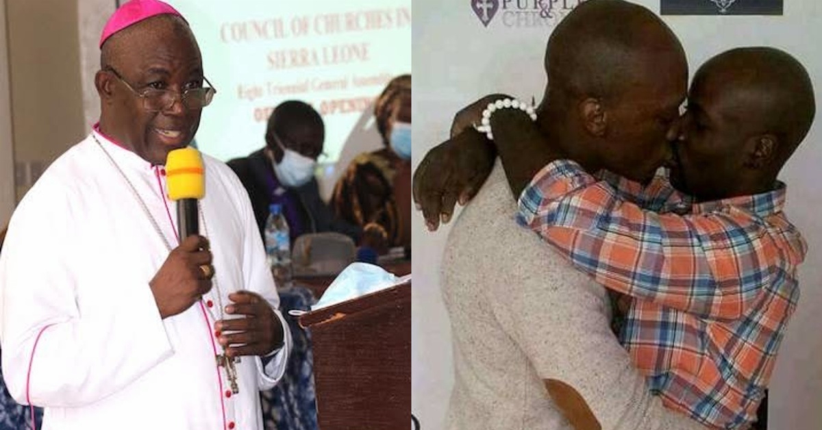 Archbishop Raises Alarm Over Rising Homosexuality Among Youth in Sierra Leone