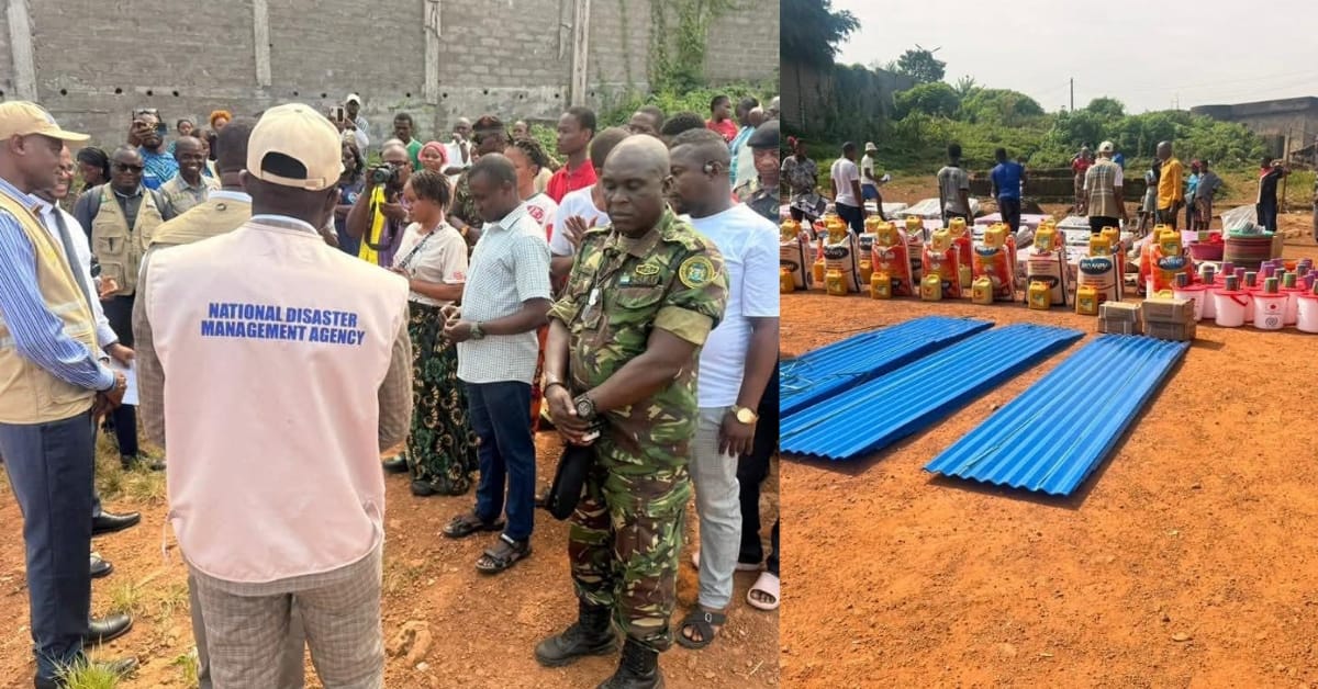 NDMA Supports Fire-Affected Families at Tank Yard