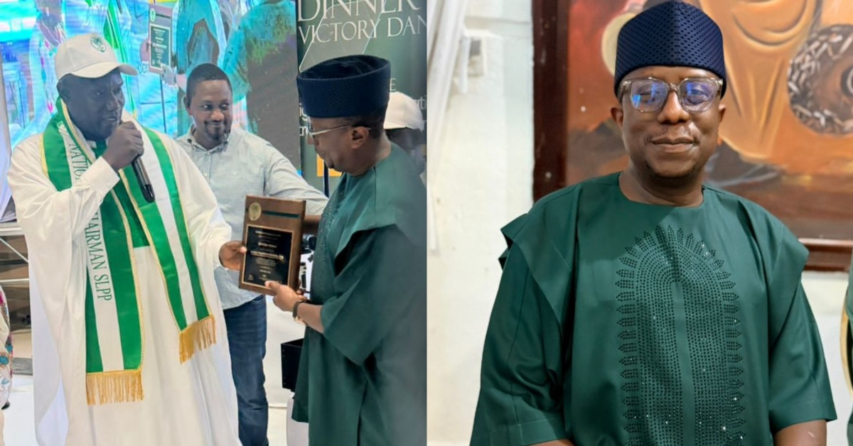 SLPP Honours Former Secretary General Umaru Napoleon Koroma for Distinguished Party Service