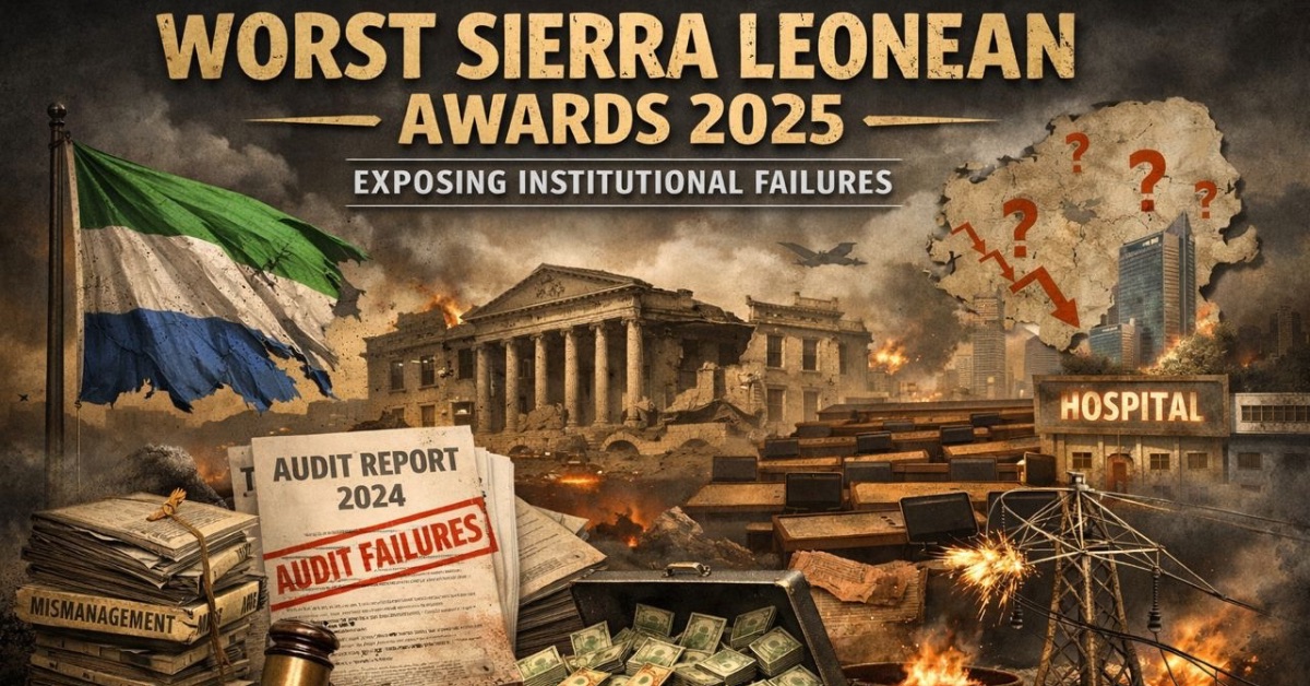 Worst Sierra Leonean Awards For Year 2025