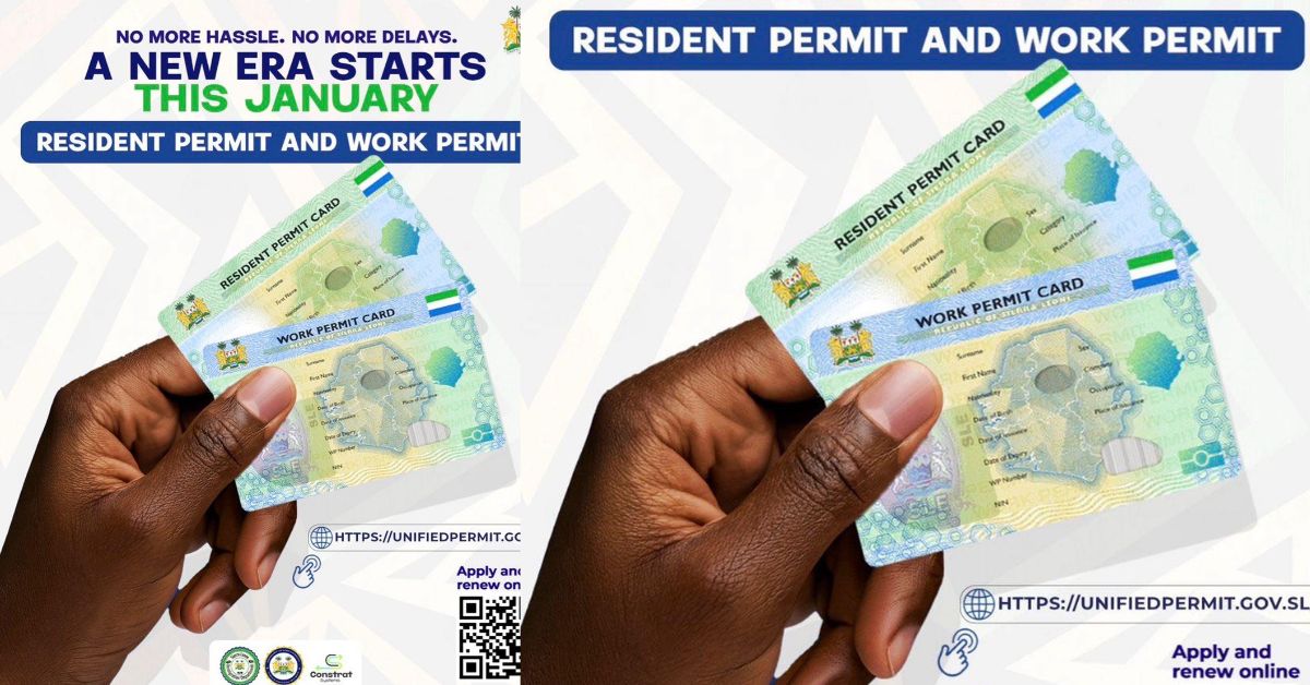 Sierra Leone Unveils Online Resident and Work Permit System Ahead of January Rollout