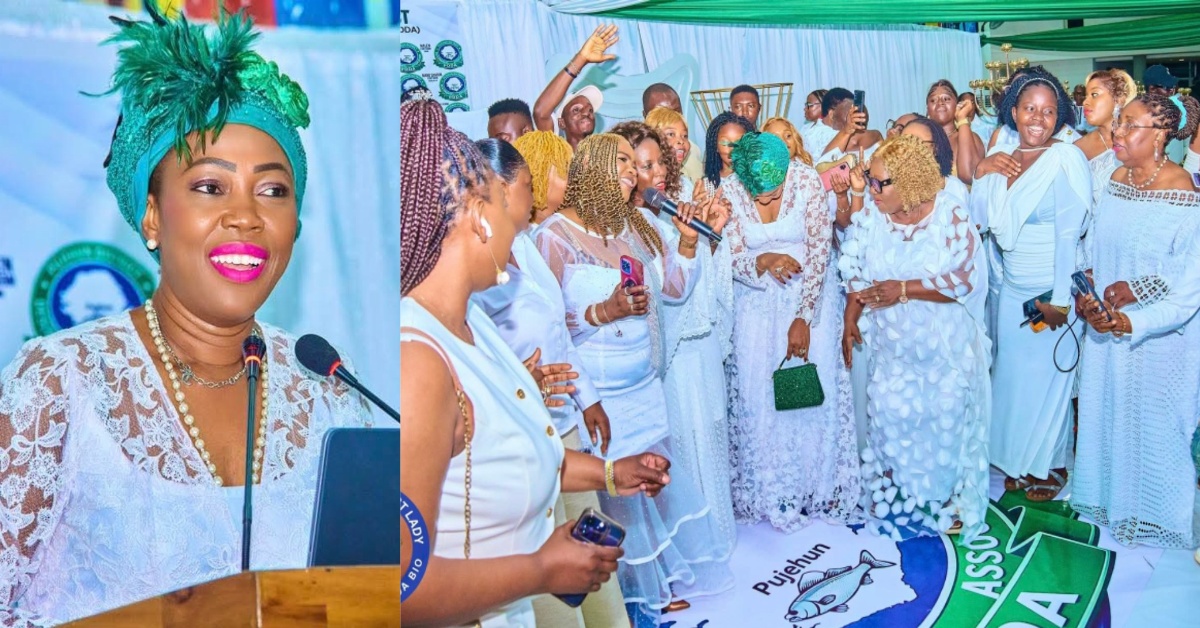 First Lady Fatima Bio Attends Pujehun District Fundraising Event in Freetown