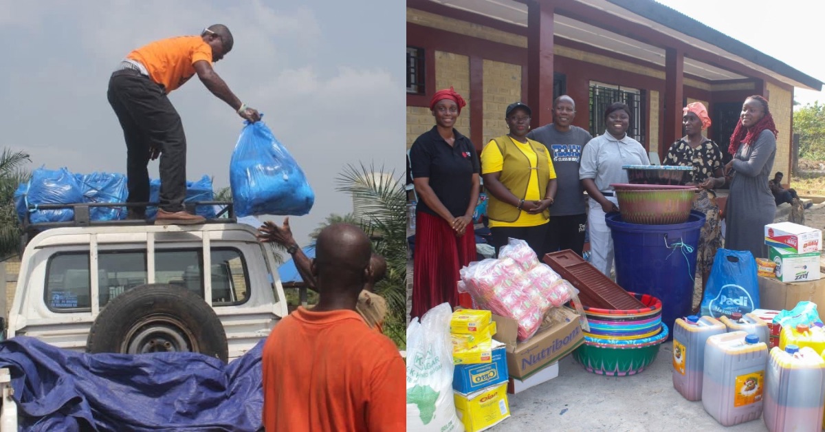 Tzu Chi Foundation, Caritas Freetown Support Kush Rehab Center with Food, Relief Items in Freetown