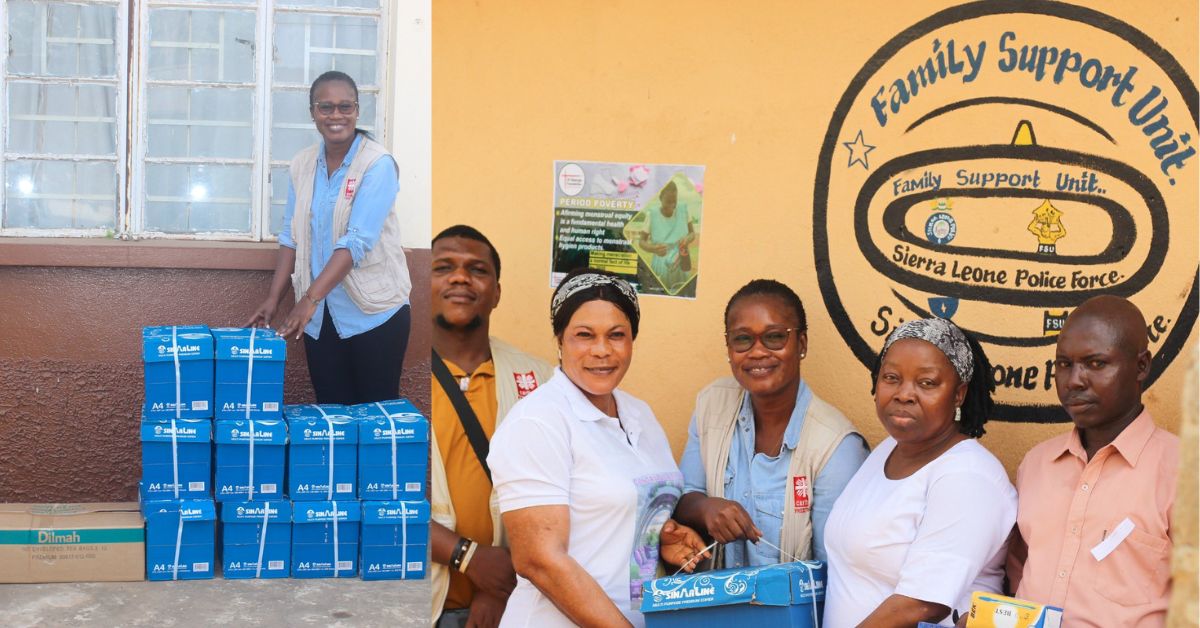 Caritas Freetown Distributes Stationery Supplies to Family Support Units in Western Rural Area