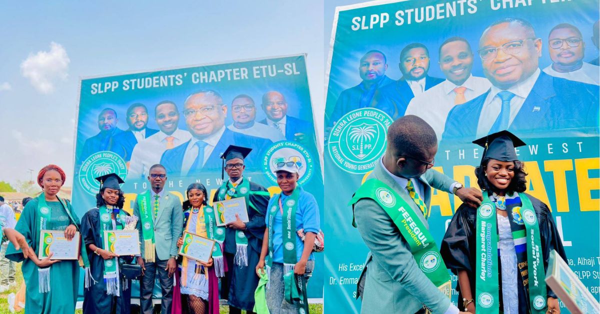 SLPP Students’ Chapter at ETU Celebrates Graduating Members