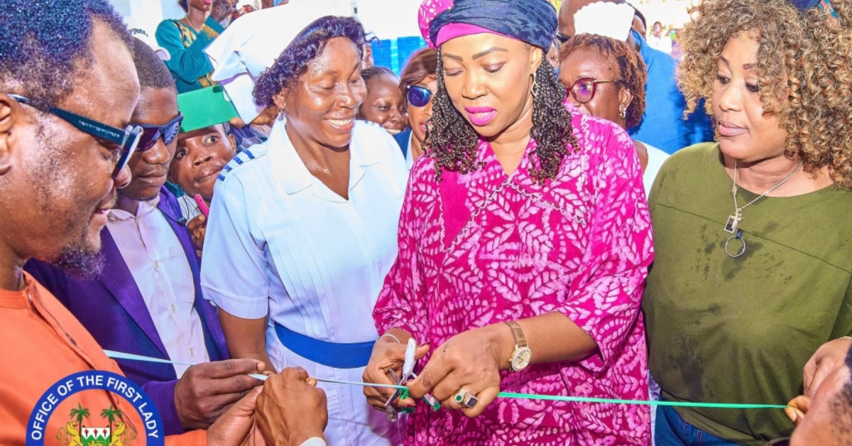 First Lady Fatima Bio Unveils Renovated Ward 9 at Connaught Hospital