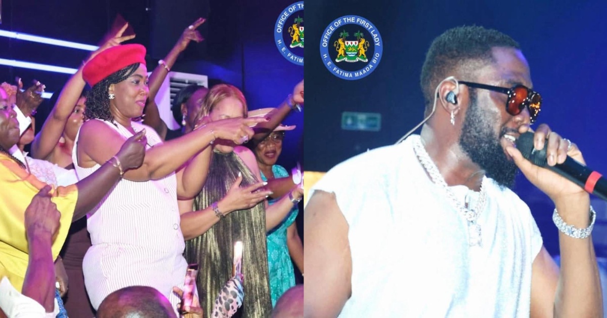 First Lady Fatima Bio Graces Famous’ “No Pressure” Concert, Highlights Role of Music in Women’s Empowerment