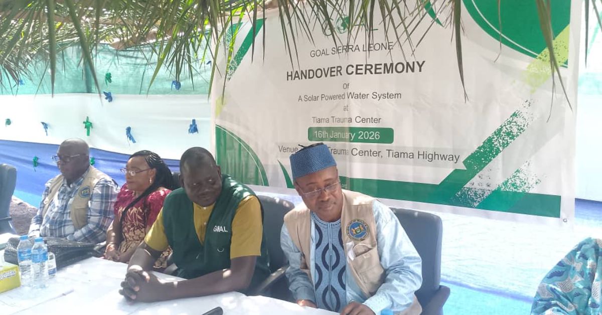 New Water System Installed at Bo-Taiama Highway Medical Centre