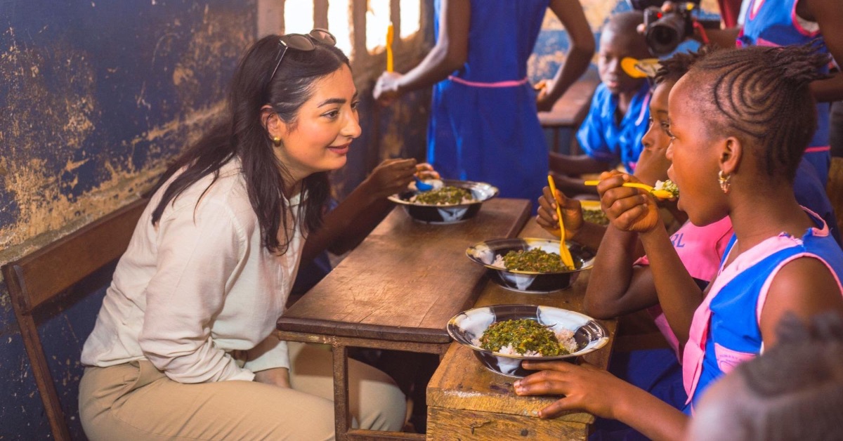 German Minister and Delegation End Field visit to WFP’s Home-grown School Feeding site in Karene district